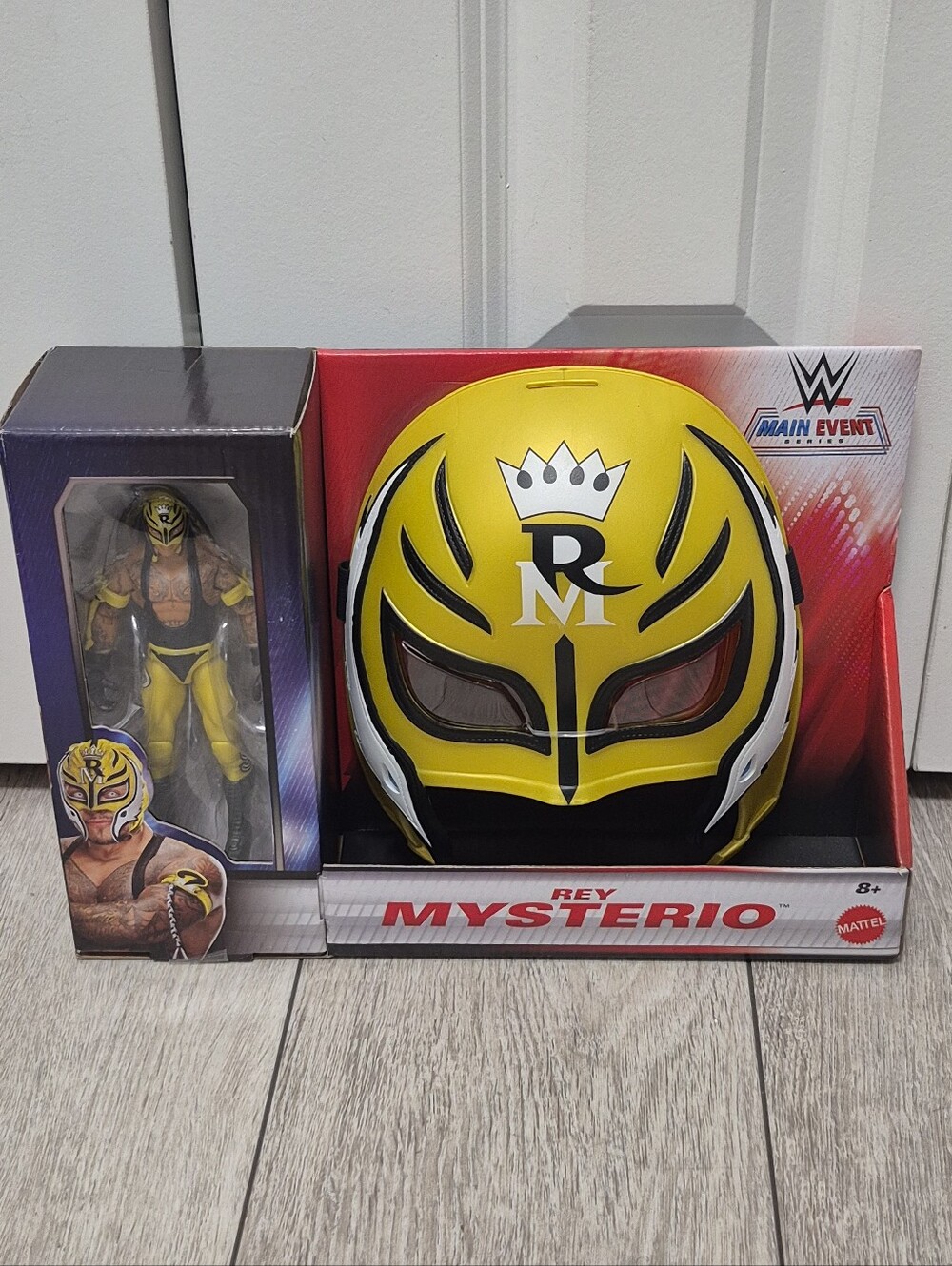 Rey Mysterio Role Play and Main Event Figure Mattel WWE Toy Wrestling NEW!